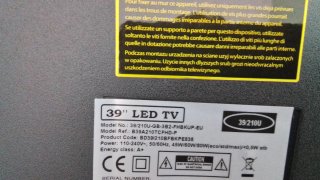 Tv hd 39"3hdmi ascao