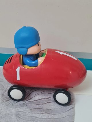 Coche de Pocoyó Rojo con Número 1