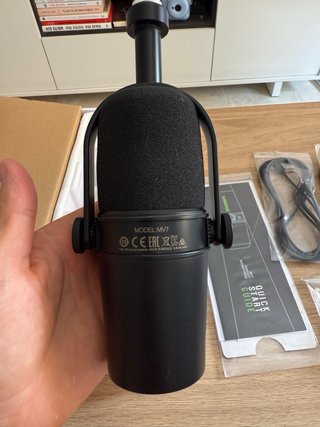 Micrófono Shure MV7 Podcast Negro