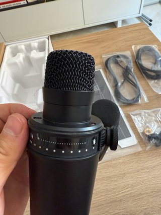 Micrófono Shure MV7 Podcast Negro