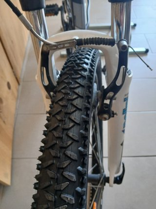 Bicicleta Rockrider con soporte