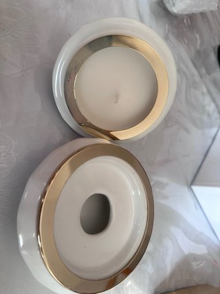 Candela Ilary Queen bianca e oro