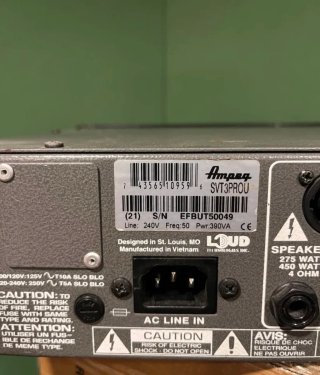 Ampeg SVT-3 PRO Amplificador Bajo