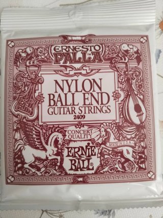 Lote 2 Juego Cuerdas Guitarra Nylon Ernie Ball