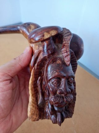 Escultura ritual África artesanal años 50