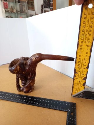 Escultura ritual África artesanal años 50