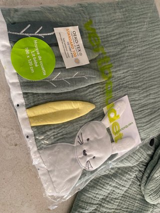 Juego Cuna Conejo Verde Vertbaudet
