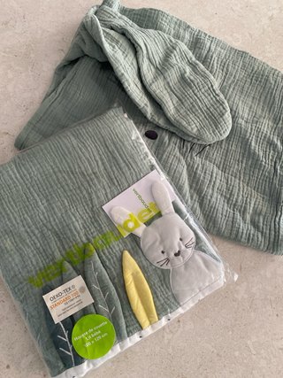 Juego Cuna Conejo Verde Vertbaudet