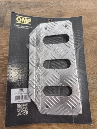 Reposapiés piloto OMP OA/2070 Aluminio