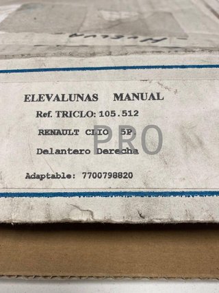 Elevalunas Renault Clio 1 105512 Nuevo