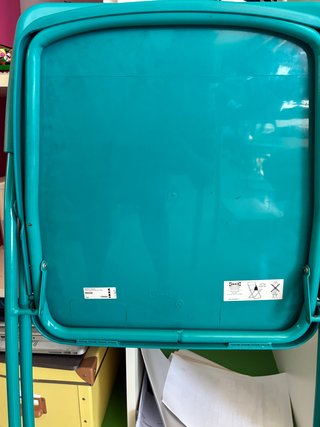Lote 4 Sillas Plegables IKEA NISSE Turquesa