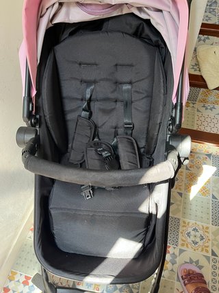Trío Asalvo Dubai 2 + Portabebé Rosa