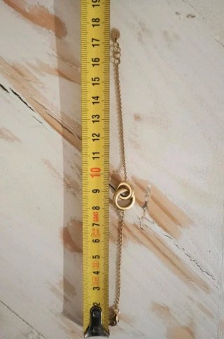 Pulsera Tous Doble Aro Baño Oro
