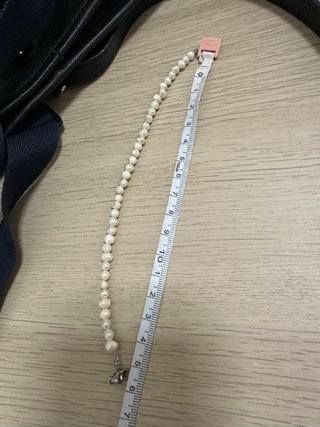 Bracciale perle fiume fatto a mano