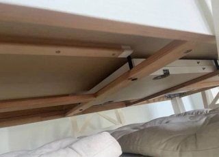 Mesa extensible IKEA Bjursta + 4 sillas