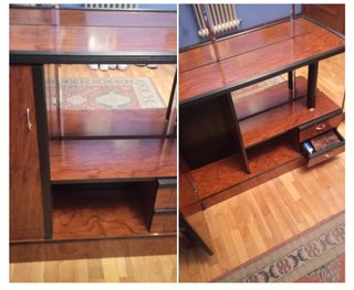 Mueble de entrada madera