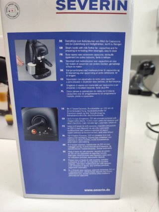 Cafetera Espresso Severin Automática 3,5 Bar