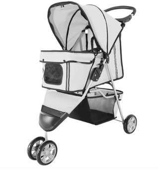 Carrito Perro Pequeño Cesta Plegable