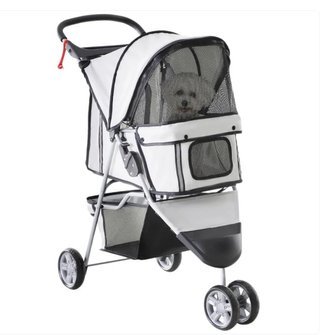 Carrito Perro Pequeño Cesta Plegable