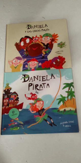 Lote 5 libros de piratas infantiles