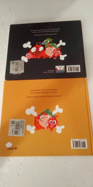 Lote 5 libros de piratas infantiles