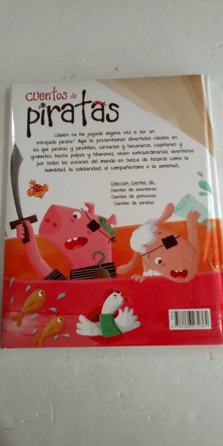 Lote 5 libros de piratas infantiles