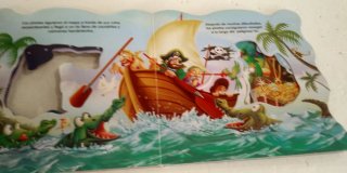 Lote 5 libros de piratas infantiles
