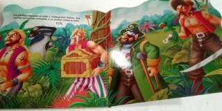 Lote 5 libros de piratas infantiles