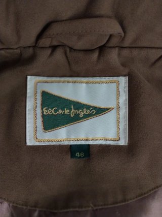 Abrigo acolchado símil piel ante con capucha
