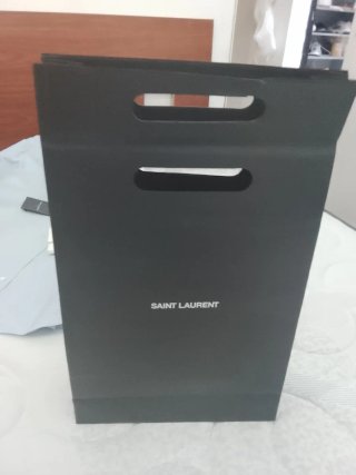 Camisa Saint Laurent Rayas Azules y Blancas