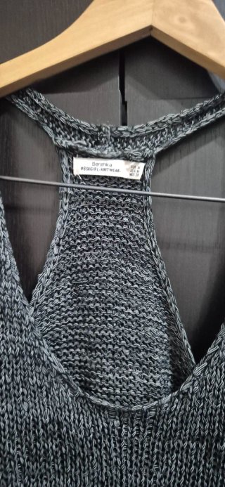Top Bershka Gris