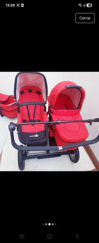 Carro Gemelar Rojo