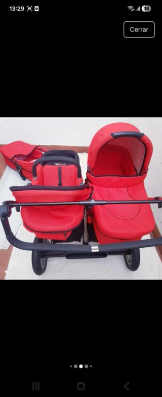 Carro Gemelar Rojo
