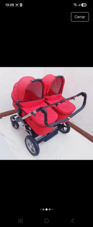 Carro Gemelar Rojo