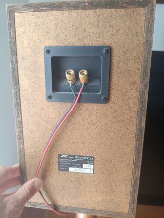 Altavoces JVC 65W con Cables y Peana