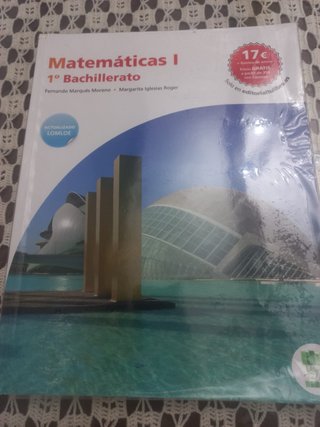 Vendo libro matematicas I de primero de bach