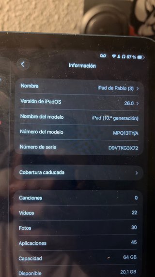 iPad 10ª Gen Azul