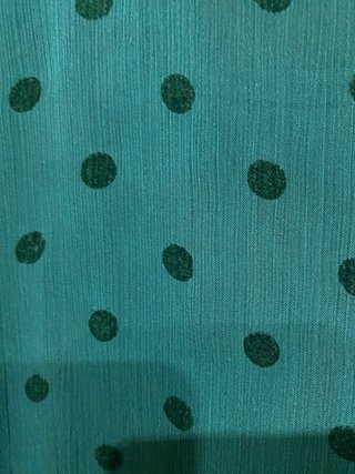 Vestido verde Stradivarius lunares