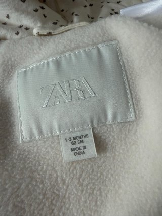 Buzo borreguito Zara Baby Talla 62cm