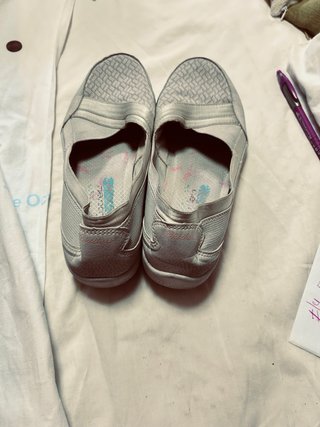 Zapatos Skechers Beige/Plata