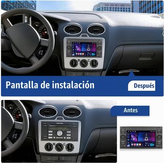 Radio Coche Android 4+64GB Ford Fiesta