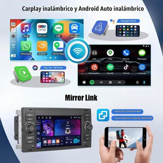 Radio Coche Android 4+64GB Ford Fiesta