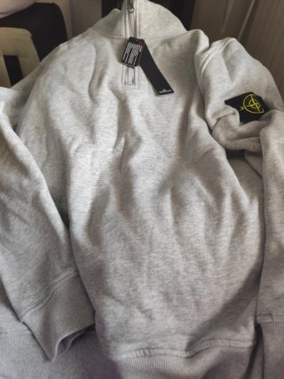 Sudadera Stone Island Gris Talla L