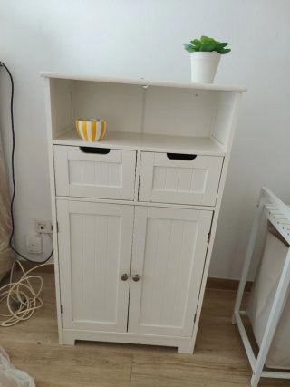 Mueble auxiliar blanco