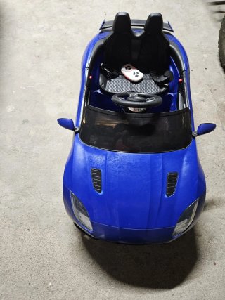 Coche eléctrico infantil Jaguar azul