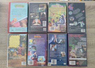 Lote 8 Películas VHS Clásicos Infantiles