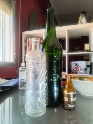 Lote 3 Botellas Coleccionista Vintage