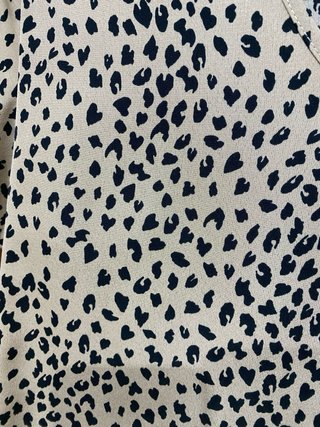 Camisa estampada leopardo