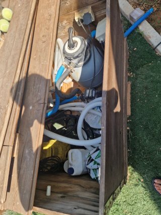 Piscina de madera