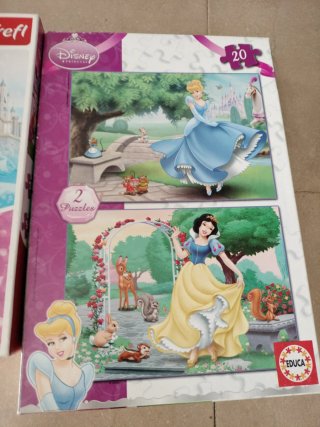 Pack 3 Puzzles: Princesas Disney y Monster High